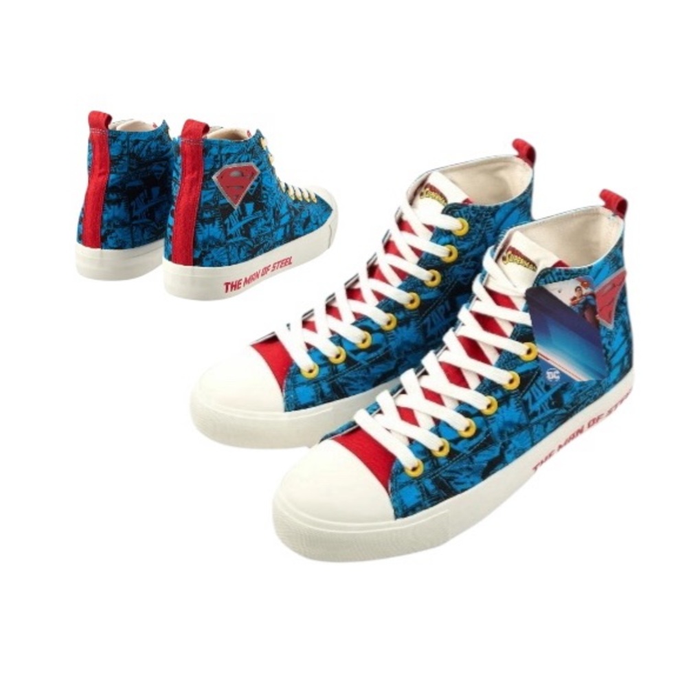 DC Comics Superman High-Top Sneakers